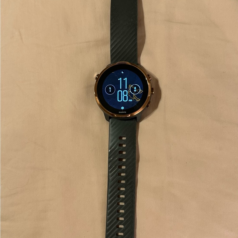 Suunto Gold and Black Smartwatch